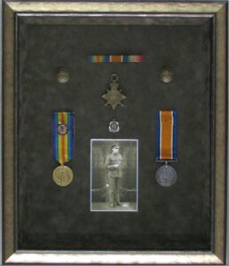 Beautiful WW1 Medals - mobile picture framing in Melbourne