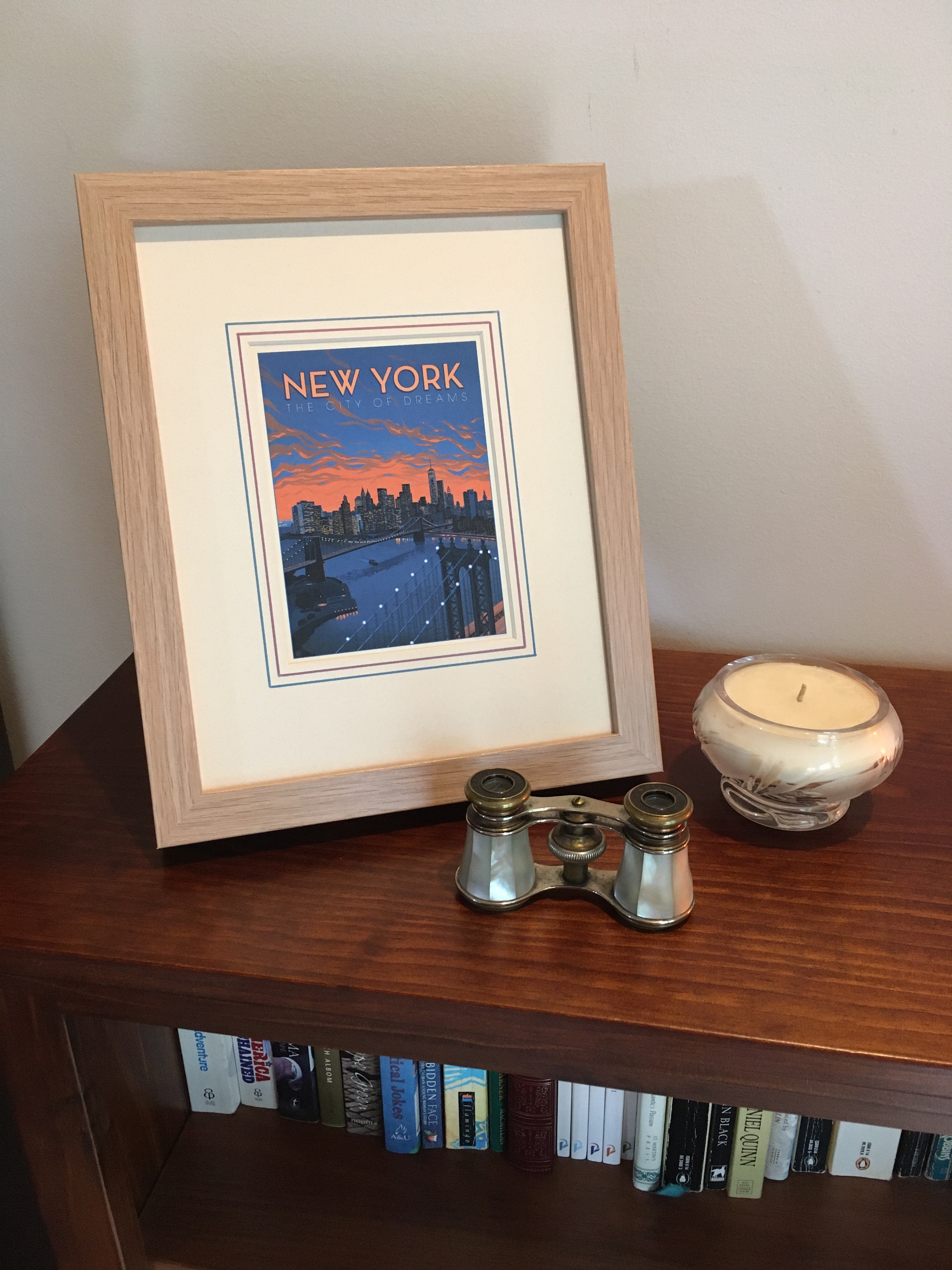 New York Vintage Travel Postcard - Natural Oak - Image 3