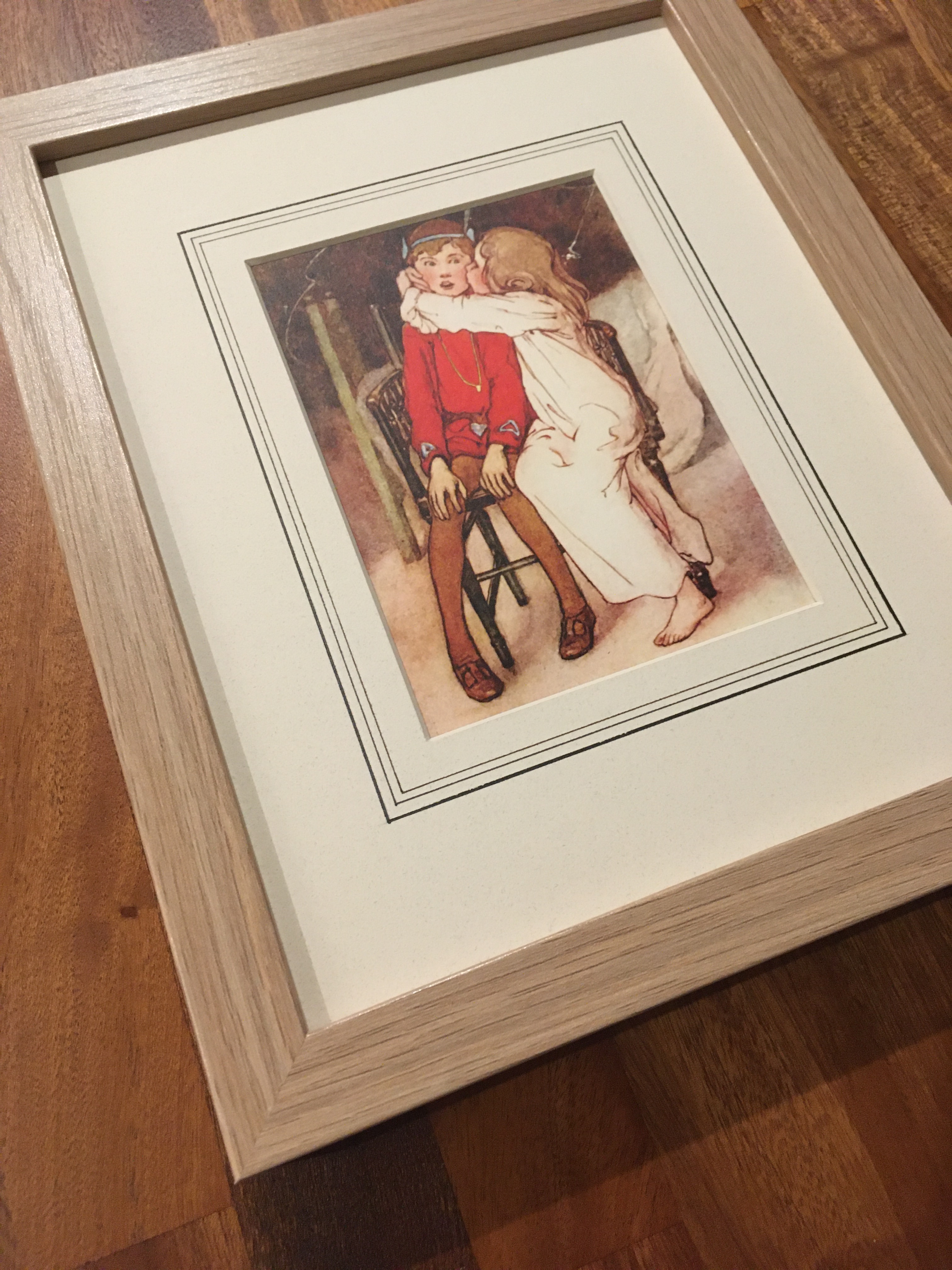 Vintage Peter Pan Postcard Illustration