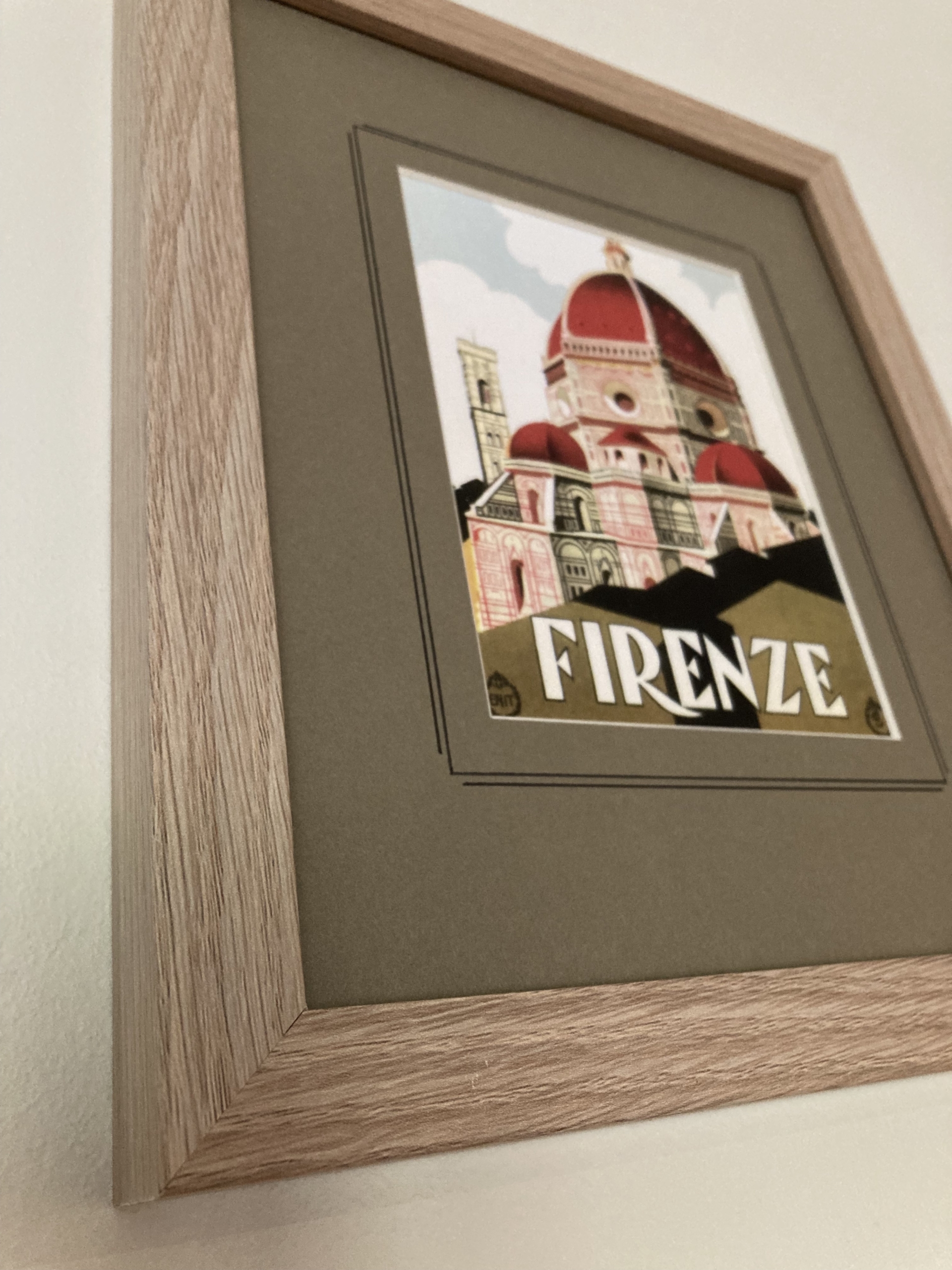 Firenze Vintage Travel Postcard - Natural Oak - Image 4