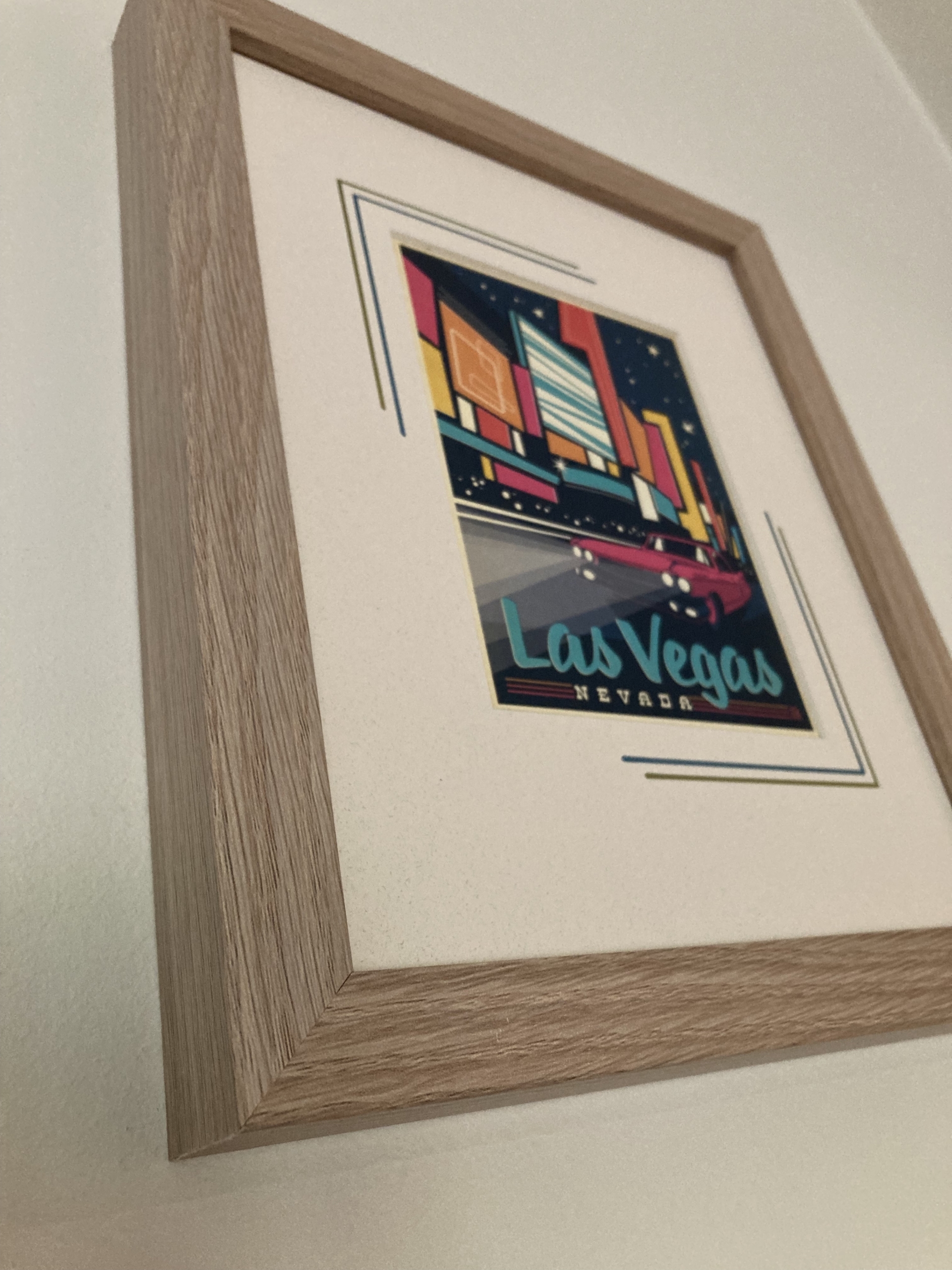 Vintage Las Vegas Travel Postcard - Natural Oak - Image 4