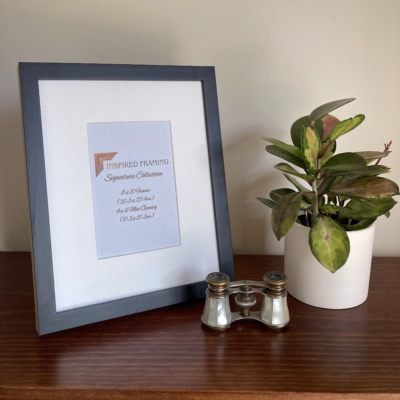 Oslo Black and Raw Photo Frame